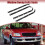 4Pcs Inner Outer Car Door Window Seal Belt Weather 5