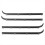 4Pcs Inner Outer Car Door Window Seal Belt Weather 9