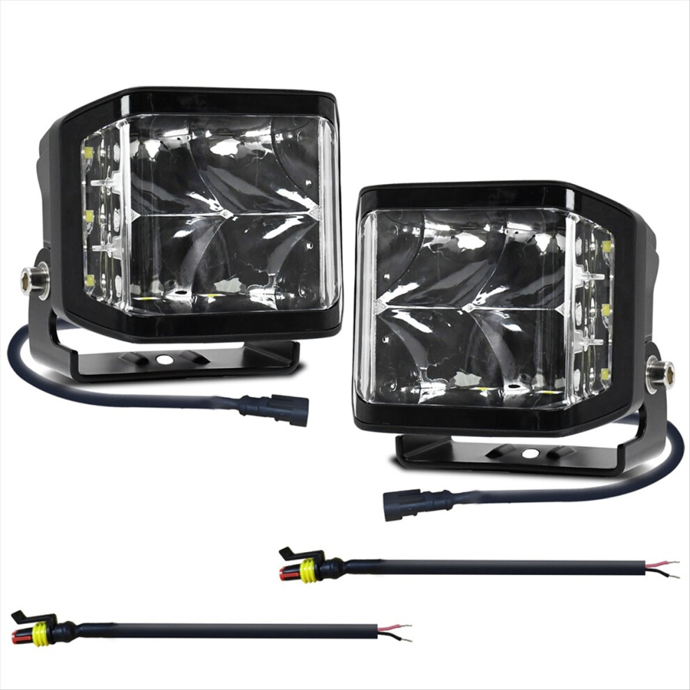 Led Worklights 100W 10000Lm Offroad Fog Ligh White 4853538316107