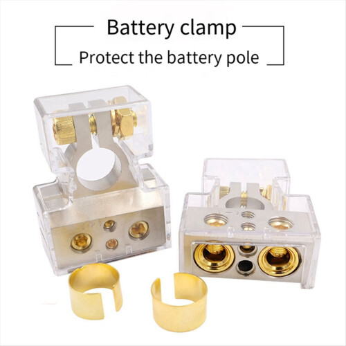 Car Battery Terminal Connectors with Covers Shims 2
