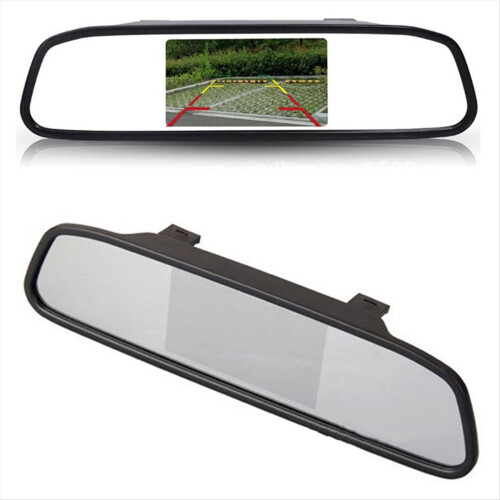 Car LCD Mirror Monitor Parking Screen Auto Display 2