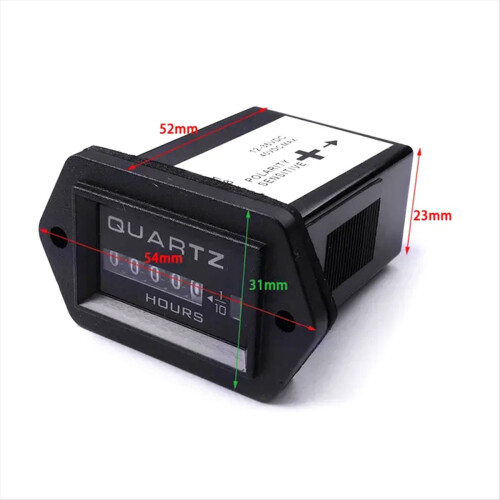 DC12-36V Digital Engine Hour Meter Timer MA063 for 2