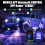 8 Pods RGB LED Rock Lights Kit Underglow Multicolo 3