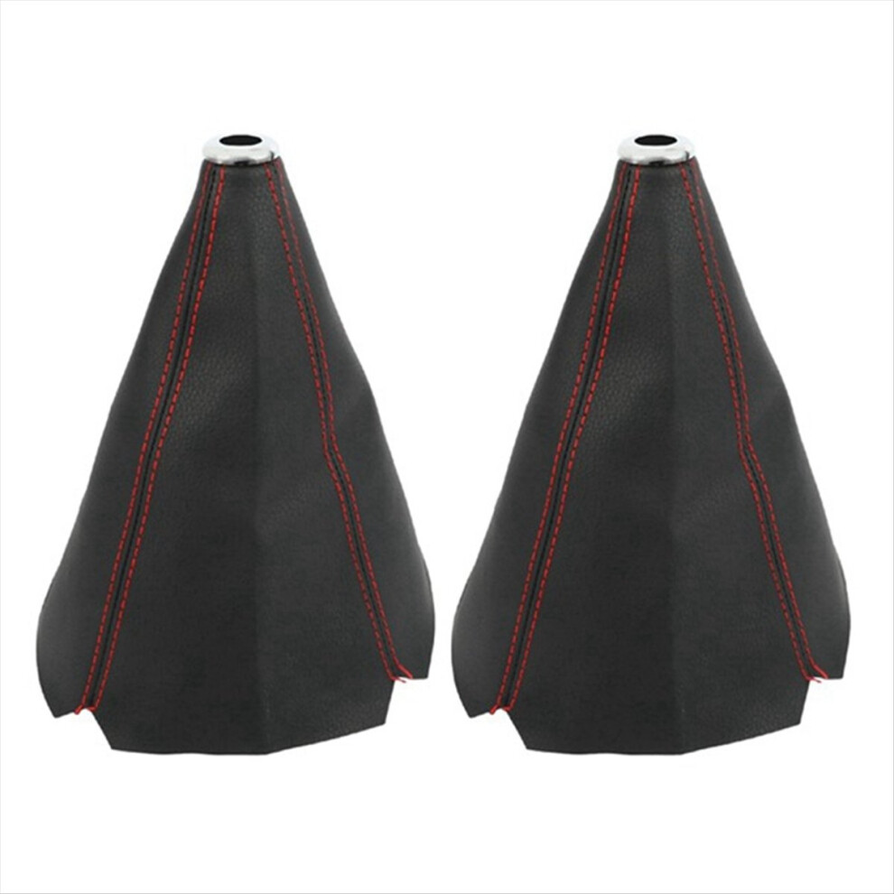 2Pcs Universal Auto Manual Gear Shift Knob Boot Du 4853538358183