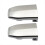 2x Front Door Handle Lock Cylinder Cover Silver fo 8