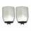 2x Front Door Handle Lock Cylinder Cover Silver fo 4