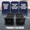 1Pair Instrument Panel Middle Air Outlet for Activ 8