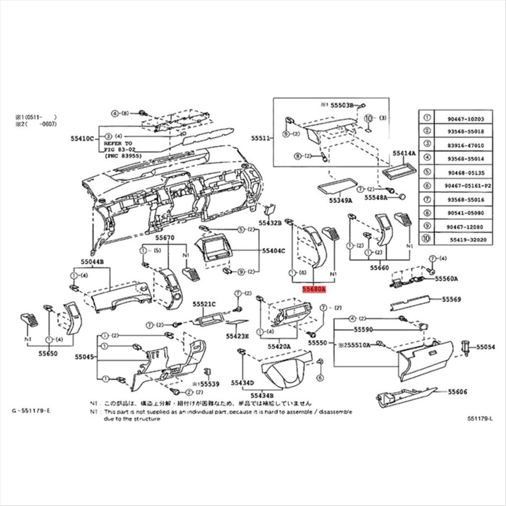 1Pair Car Dashboard Air Conditioner Outlet Penal A 4851636071126