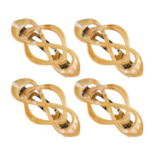 Quick Fix Half Up Hairpin Crosses Design For Sports-Khaki