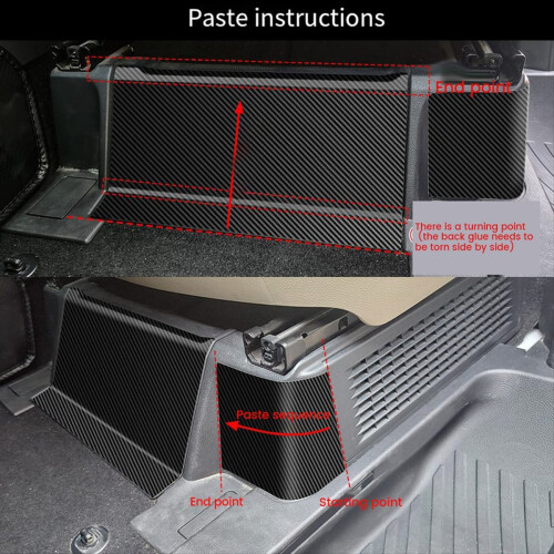 Car Front Seat Base Leather Anti-Kick Panel Trim S 2