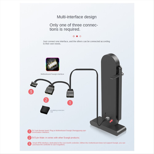 Video Card Stand GH3 PRO Temperature Display Supp 2