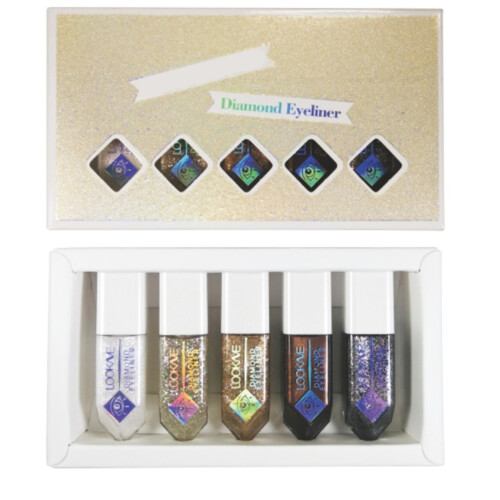 Precise Brush Glitter Liquid Eyeliners Smudge Resistant- 4
