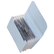 ABS Nail Stamp Plate Organizer Book Holds 10x15cm Stamping-Blue
