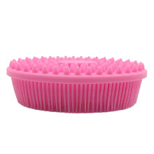 Hypoallergenics Silicone Body Scrubber For Adults And Kids-Pink