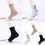 Sports Performances Socks With Arches Support Sweat-White L 3