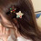 Glittering Star Type Hair Accessories Lightweight Plastic-amber 7