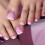 French False Nail With Glitters Accents White Tip Elegant Press 2