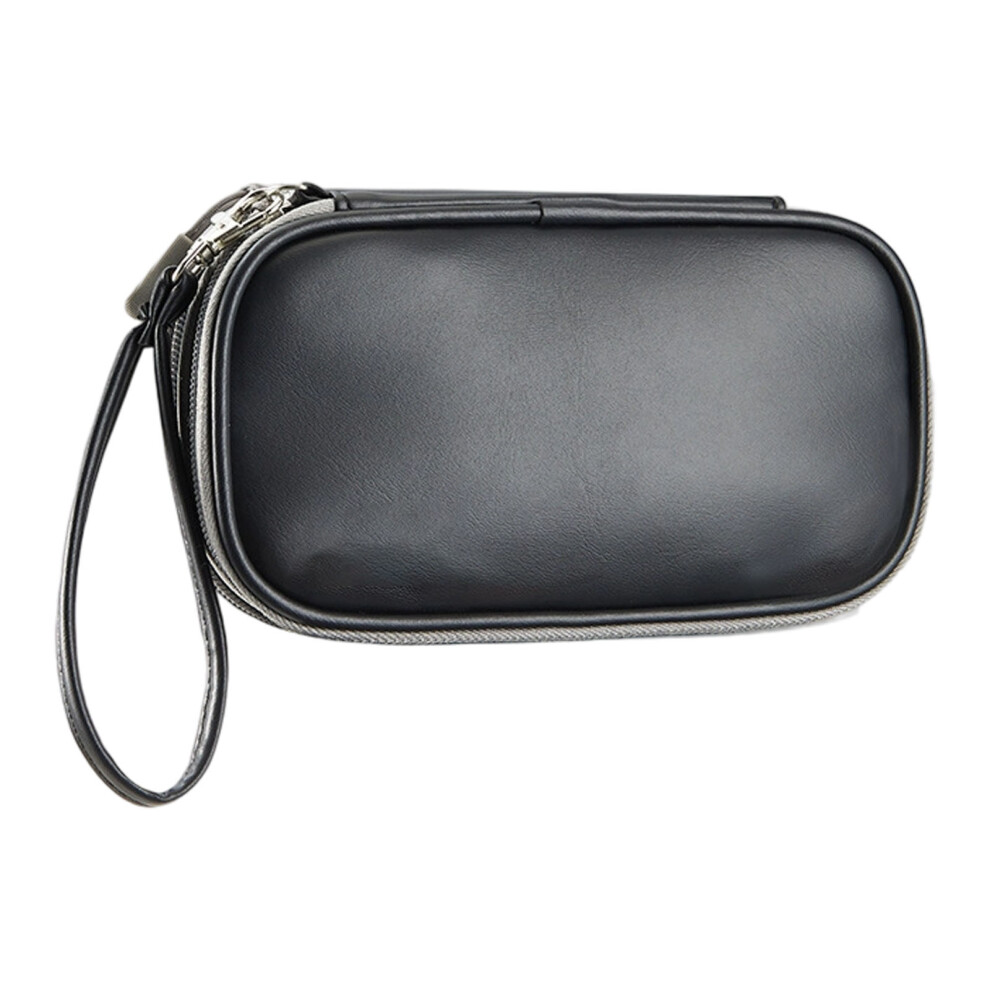 Water Resistant Tech Pouches Double Compartment Storage- Black 7696000850436