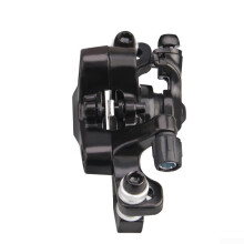 Mechanical Disc Brake Caliper Front And Rear Set With All Metal Brake Pads For Mountain Bike Components 160mm Black