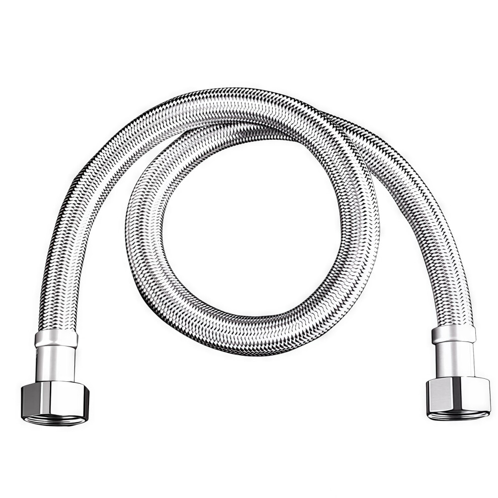 Erosion Resistant Steel Double Ended Hose 150Cm Reinforced Structure Double Head Industrial Grade Stainless Steel 9105992746637