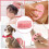 Gentle Exfoliating Silicone Bath Scrubber Easy To Clean-Orange 6