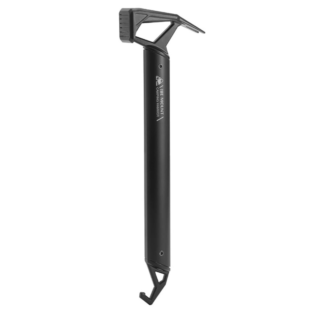 Tent Hammer Portable Stainless Steel Tent Stakes Remover Ground Spike Hammer For Outdoor Survival Equipment Black 9323874379937