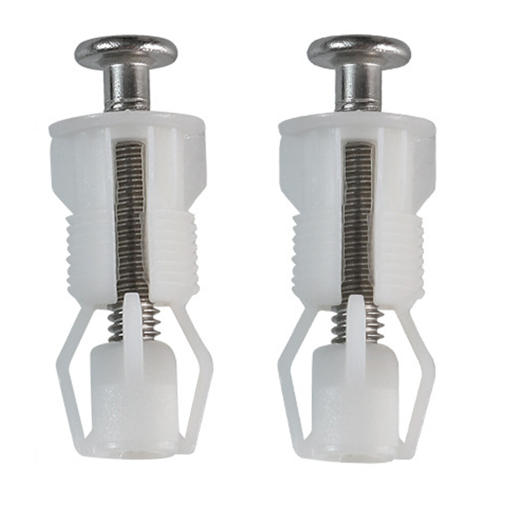 Universal Toilet Seat Bolts And Screws, Toilet Seat Fittings Toilet Seat Hinges Expanding Rubber Top Nuts Screw Fixings Fix Wc Blind Hole Fittings 9061222107190