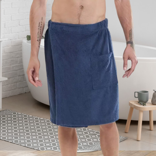 Πετσέτα Terry Body Wrap για άνδρες, Ρυθμιζόμενες πετσέτες Terry Body Spa με τσέπη, μαλακό υλικό 1
