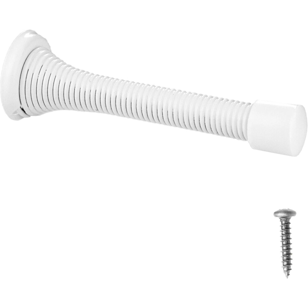 Door Stopper With Rubber Bumper Tip, Comprehensive Protection For Walls & Doors With Easy Installation, Durable Steel Construction For Long-Term Use, 9198585868014
