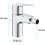 Grohe Einhebel-Bidetmischer - GROHE - Größe S - Metall - Rechts - Grau 3