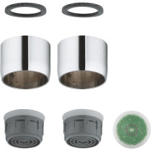 Aereatore risparmio acqua - GROHE - 40527000 - Speed Clean - 5,7 L/min - Metallo