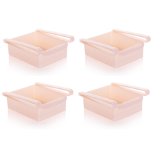 Retractable Fridge Storage Organizer, Space-Saving Refrigerator Bin with Ventilation for Freshness, Sliding Drawer Type for Easy Access, Enhance Your