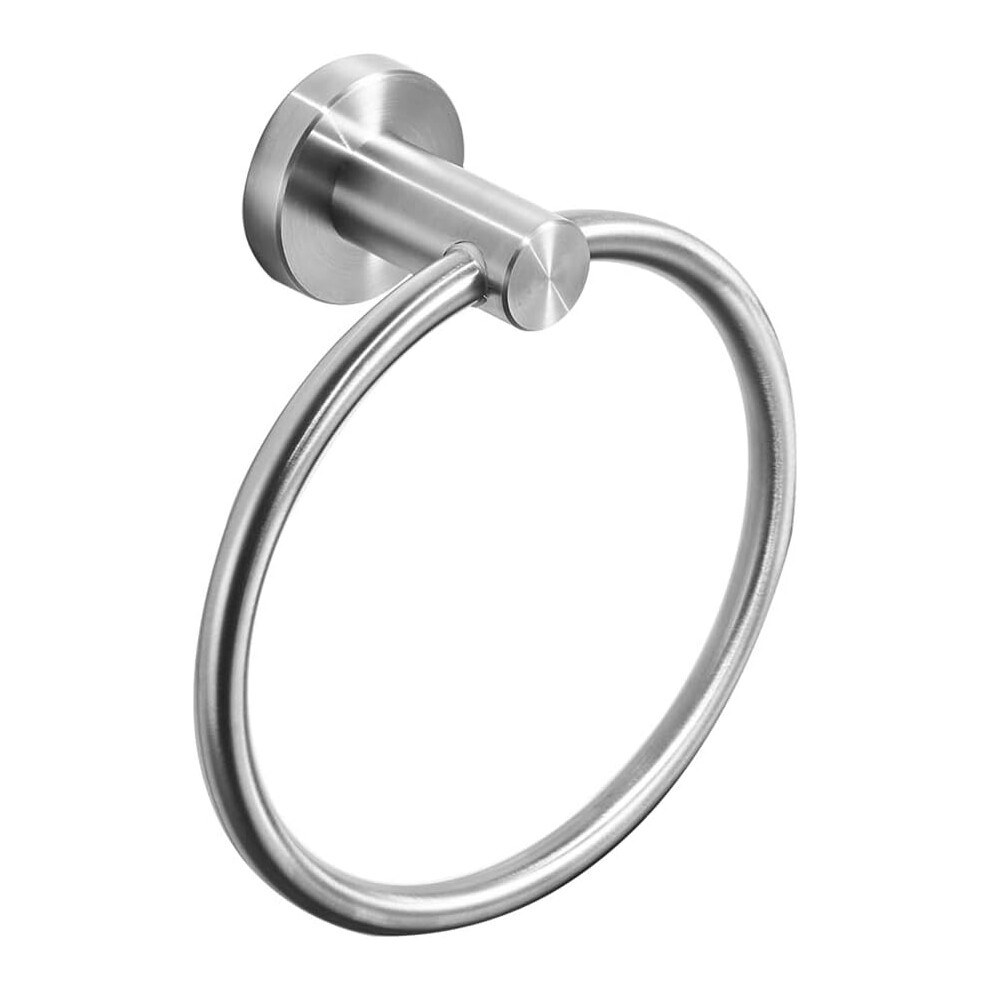 Effortless Bathroom Decor: Stainless Steel Brushed Nickel Towel Ring, Modern Wall-Mounted Bathroom Hardware For Bath, Kitchen, Space-Saving & Easy 9198585868182