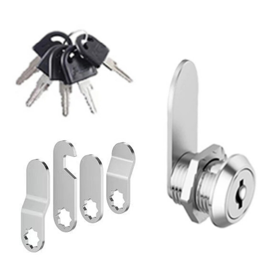 Upgrade Zinc Alloy Cabinet Cam Locks, Easy To Install Privacy Protection Locks For Most Mailboxes Or Drawers 9198585867871