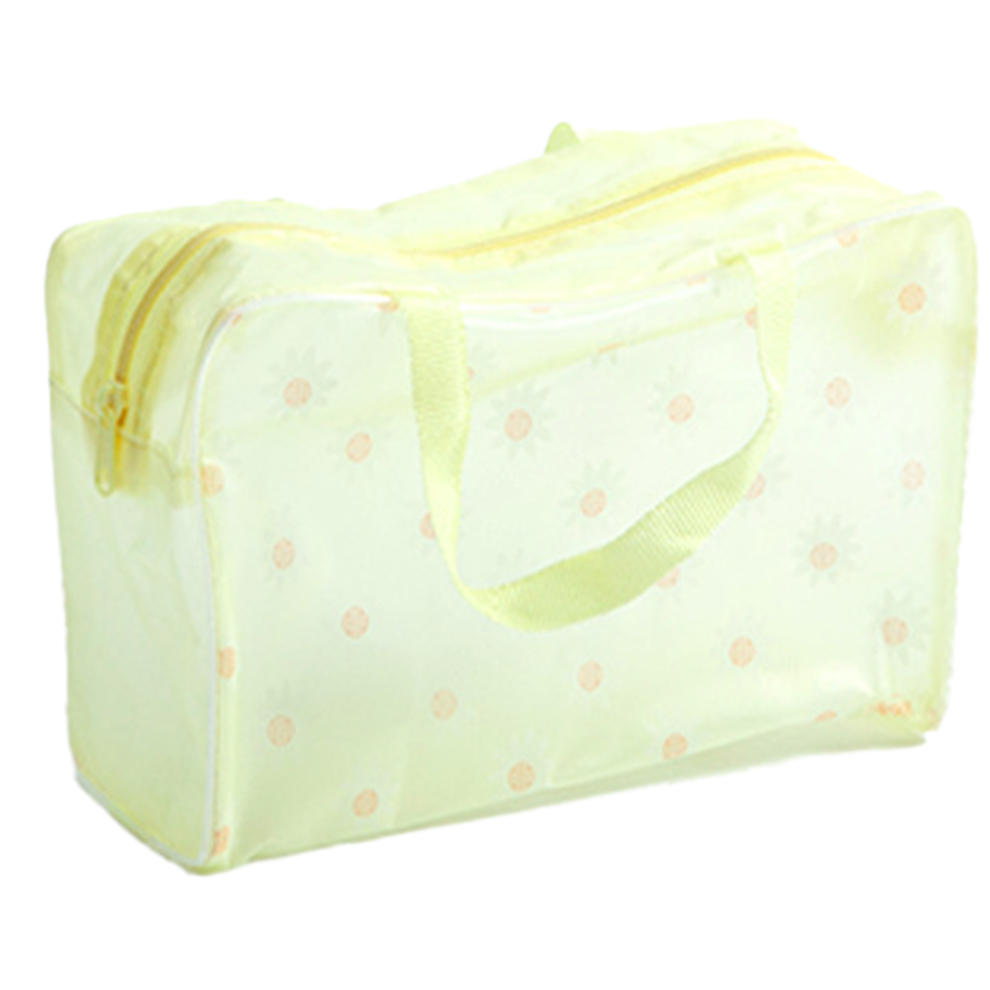 Cosmetic Bag with Multi-Purpose Pouch Design, Waterproof Clear PVC Toiletry Organizer for Women