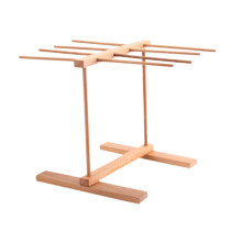 Wooden Pasta Drying Stand Spaghetti Holder 8Arm Noodle Hanging Rack Quick Drying Quick Installation