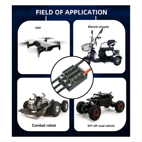 Mini V6.8 100A Brushless Motor Controller with He 2