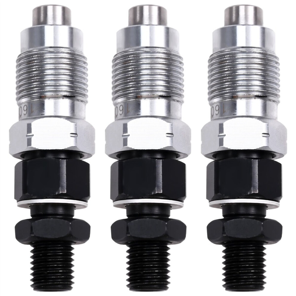 3Pcs Injectors 16082-53001 16082-53900 16082-53903 Black/Silver 4851636053085