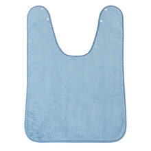 Comfortable Senior Bibs With Full Body Protection-Light blue
