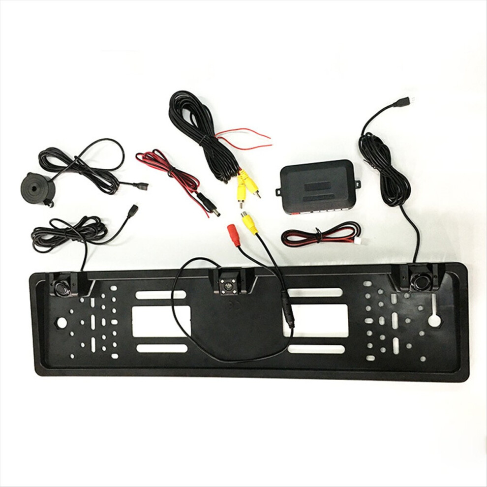Photos - Reversing Camera 12V 4 LED Car Rear View Camera with Radar Sensor f