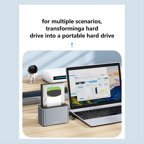SAS to USB 3.0 Hard Drive Docking Station, 5Gbps 1