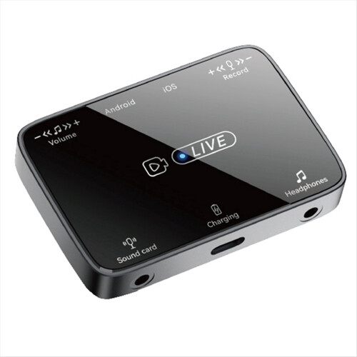 2 In 1 Live Broadcast Sound Card Adapter Suitable 1