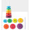 Rainbow Circle Stacker Montessoritoy is Suitable f 6