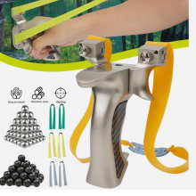 Adult Powerful Slingshot Catapult Handle Sling Shot Game Hunting High Velocity