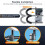 Universal Mount U-Bracket for V2 Dish Roof Mast to 5