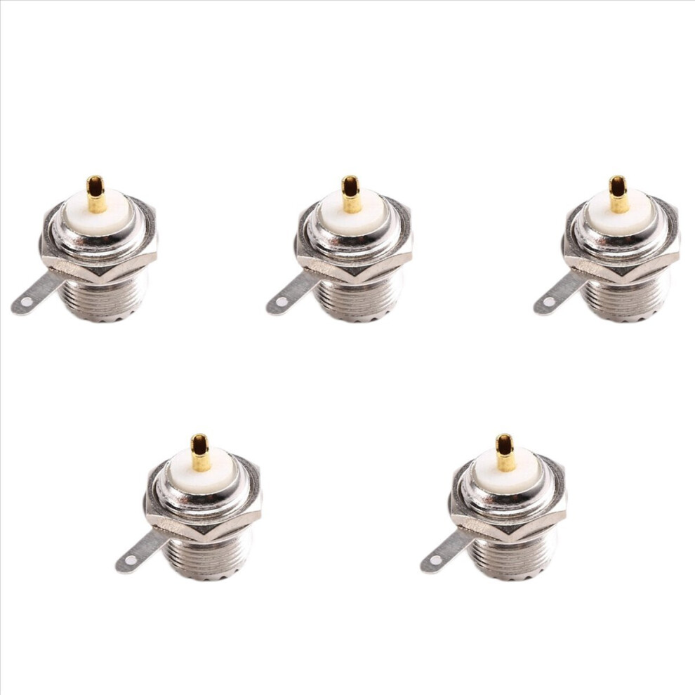 Photos - Cable (video, audio, USB) UHF Female SO239 Flange Mount Connector Adapter Te