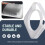 For 2024 Mini Cooling Base Anti-Slip Dustproof 3D 8