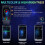RGB LED Rock Lights, Multifunction Neon Underglow 6