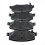 Rear, Left+Right Brake Pads Set for JK 2007-2017 / 4