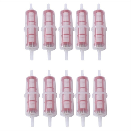 10Pcs Motorcycle Car Oil Filter Inline Gas Nylon M 1